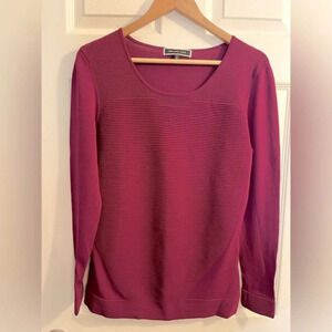 Melanie Lyne sweater women S  pink light knit jumper